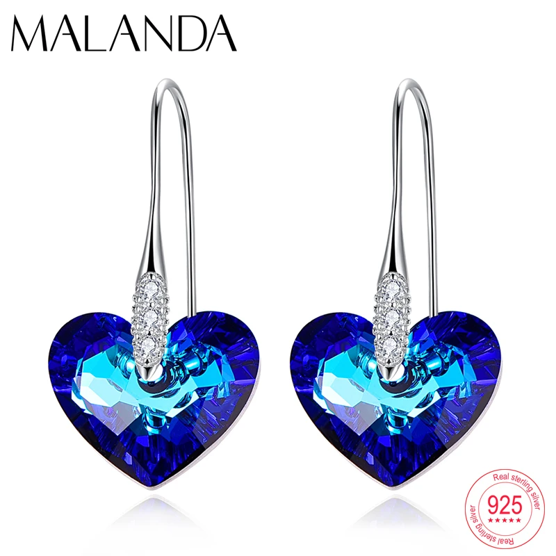 Crystals From Swarovski Love Heart Drop Earrings For Women New Fashion Sterling Silver Piercing Dangle Earrings Jewelry Mom Gift
Crystals From Swarovski Love Heart Drop Earrings For Women New Fashion Sterling Silver Piercing Dangle Earrings Jewelry Mom Gift