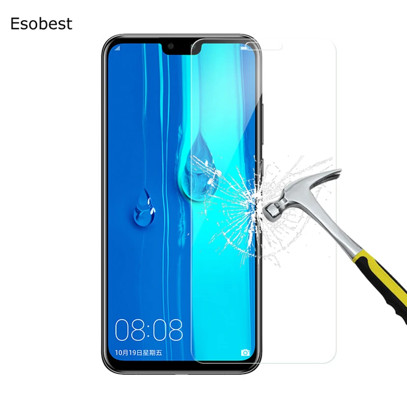 Esobest 2 шт 9H закаленное стекло для Huawei Y7 Y9 2019 Защитная пленка экрана Enjoy 9 Plus|Защитные