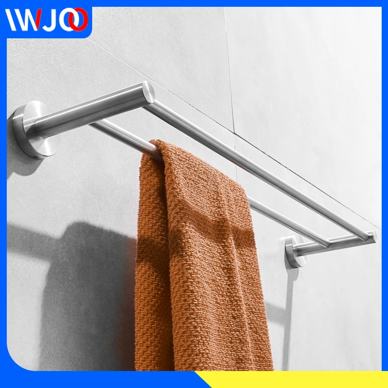 Towel Bar Brushed Stainless Steel Towel Holder Wall Mounted Towel Rack Hanger Holder Clothes Storage Shelf Bathroom Accessories
Towel Bar Brushed Stainless Steel Towel Holder Wall Mounted Towel Rack Hanger Holder Clothes Storage Shelf Bathroom Accessories
