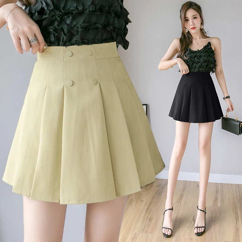 Pleated Skirt Female Summer 2019 Mini Skirt A-Line High Waist Skirts Anti-light Short Skirts
Pleated Skirt Female Summer 2019 Mini Skirt A-Line High Waist Skirts Anti-light Short Skirts
