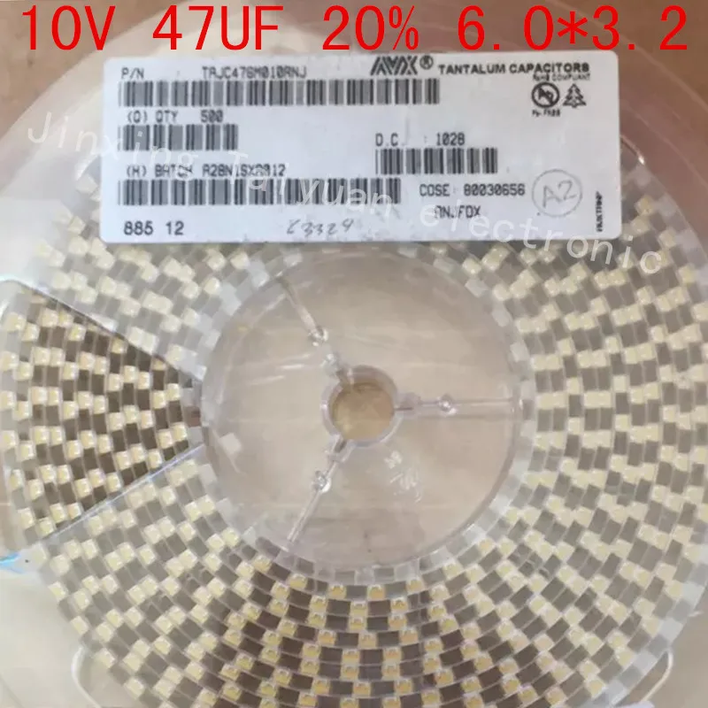 Оригинал 10 шт./лот TAJC476M010RNJ 6032-c (6X3,2X2,6 мм) Танталовые Конденсаторы-Solid SMD 47 мкФ 10V 20% 476...
Оригинал 10 шт./лот TAJC476M010RNJ 6032-c (6X3,2X2,6 мм) Танталовые Конденсаторы-Solid SMD 47 мкФ 10V 20% 476...