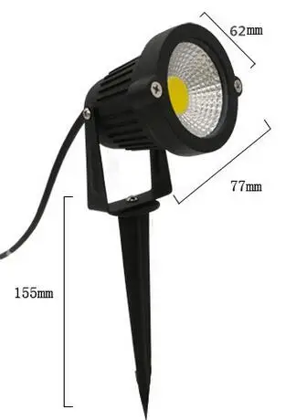 16pcs/lot IP67 Outdoor Landscape LED Lawn Light Lamp 220V 110V 7W COB Garden Spot Spike Energy Saving CE & RoHS | Освещение