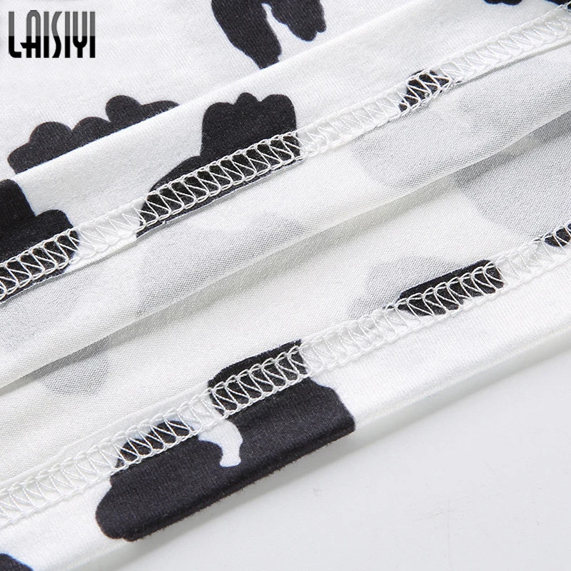 LAISIYI Cute Cow Printed Pants Women Fashion High Waist Mix Color Straight Pants Summer Casual Fitness Trousers ASPA20169
LAISIYI Cute Cow Printed Pants Women Fashion High Waist Mix Color Straight Pants Summer Casual Fitness Trousers ASPA20169