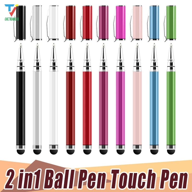 500pcs/lot 2 in 1 Ball Point Capacitive Screen Stylus Touch Pen For IPhone 8 7 6 5 IPad Samsung Cell Phone Mobile Tablet PC
500pcs/lot 2 in 1 Ball Point Capacitive Screen Stylus Touch Pen For IPhone 8 7 6 5 IPad Samsung Cell Phone Mobile Tablet PC