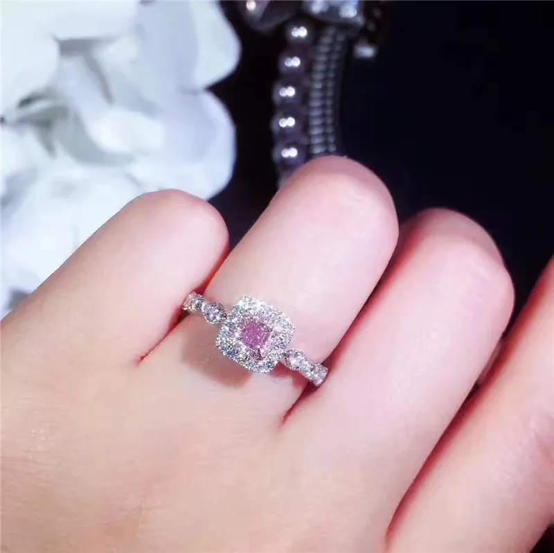 CC Charms 925 Sterling Silver Rings For Women Pink Square Bridal Wedding Jewelry Bijoux Femme Engagement Accessories CC705
CC Charms 925 Sterling Silver Rings For Women Pink Square Bridal Wedding Jewelry Bijoux Femme Engagement Accessories CC705
