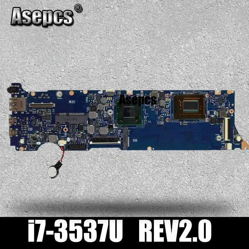 Asepcs UX31A2 материнская плата для ноутбука For Asus UX31A UX31 тест оригинальная 4G RAM I7 3537U