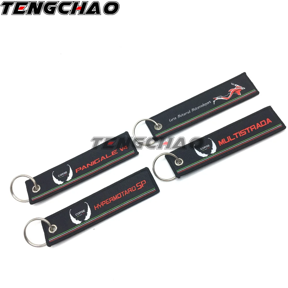 Fashion Motorcycle Key Chain For Ducati Multistrada Woven Key Ring Tag Label Chain Black Car Keychain Motor
Fashion Motorcycle Key Chain For Ducati Multistrada Woven Key Ring Tag Label Chain Black Car Keychain Motor