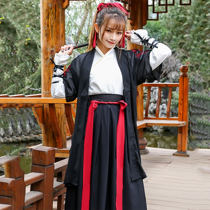 Women Classical Dance Costume Black Hanfu Chinese Festival Outfit Oriental Performance Clothes Han Dynasty Cosplay Wear DF1036
Women Classical Dance Costume Black Hanfu Chinese Festival Outfit Oriental Performance Clothes Han Dynasty Cosplay Wear DF1036