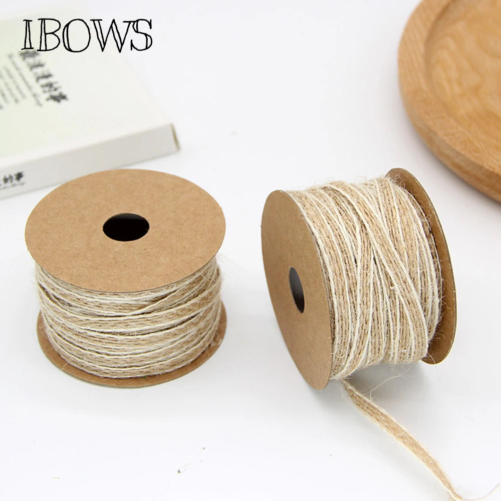 IBOWS 10m/roll Natural Line Trim Tape Roll Fish Silk rope Hemp Ribbon White Line Tape Roll Spool Ribbon Multifunction Decoration
IBOWS 10m/roll Natural Line Trim Tape Roll Fish Silk rope Hemp Ribbon White Line Tape Roll Spool Ribbon Multifunction Decoration