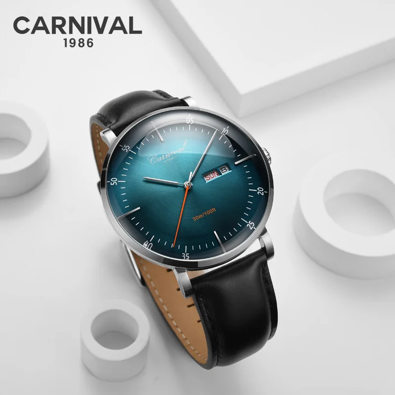 Original CARNIVAL fashion men's watch top brand multi-function automatic watch men's week calendar waterproof mechanical watch
Original CARNIVAL fashion men's watch top brand multi-function automatic watch men's week calendar waterproof mechanical watch