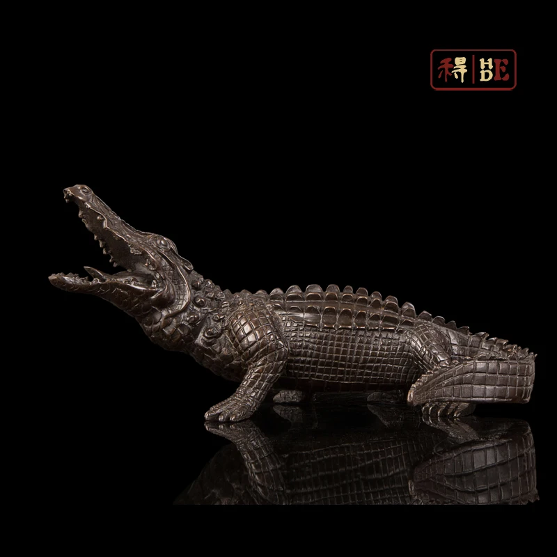 He was European bronze animal ornaments gifts gifts crafts Home Furnishing copper crocodile HD094
He was European bronze animal ornaments gifts gifts crafts Home Furnishing copper crocodile HD094