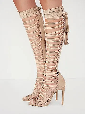 2022 new sexy knee high gladiator sandals high heels lace up suede summer boots thin heels party dance shoes big size 42
2022 new sexy knee high gladiator sandals high heels lace up suede summer boots thin heels party dance shoes big size 42