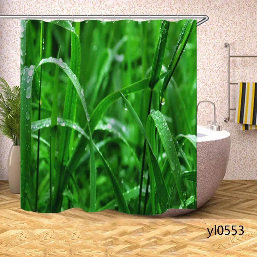 Green Plant Shower Curtains Waterproof Bath Curtains Household for Bathroom Bathtub Large Wide Bathing Cover Rideau De Bain
Green Plant Shower Curtains Waterproof Bath Curtains Household for Bathroom Bathtub Large Wide Bathing Cover Rideau De Bain
