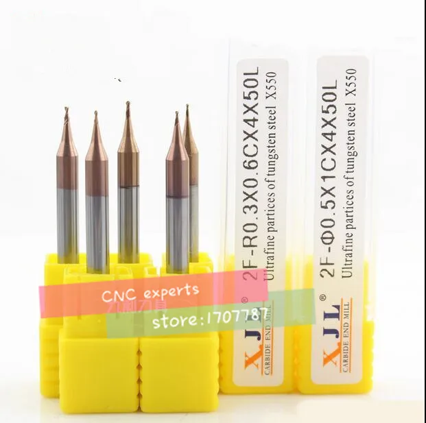 5PCS Carbide cutter, 2F-R1~R0.45*50MM micro trail carbide Ball head milling cutter HRC55 milling cutter ,Alloy milling cutter
5PCS Carbide cutter, 2F-R1~R0.45*50MM micro trail carbide Ball head milling cutter HRC55 milling cutter ,Alloy milling cutter
