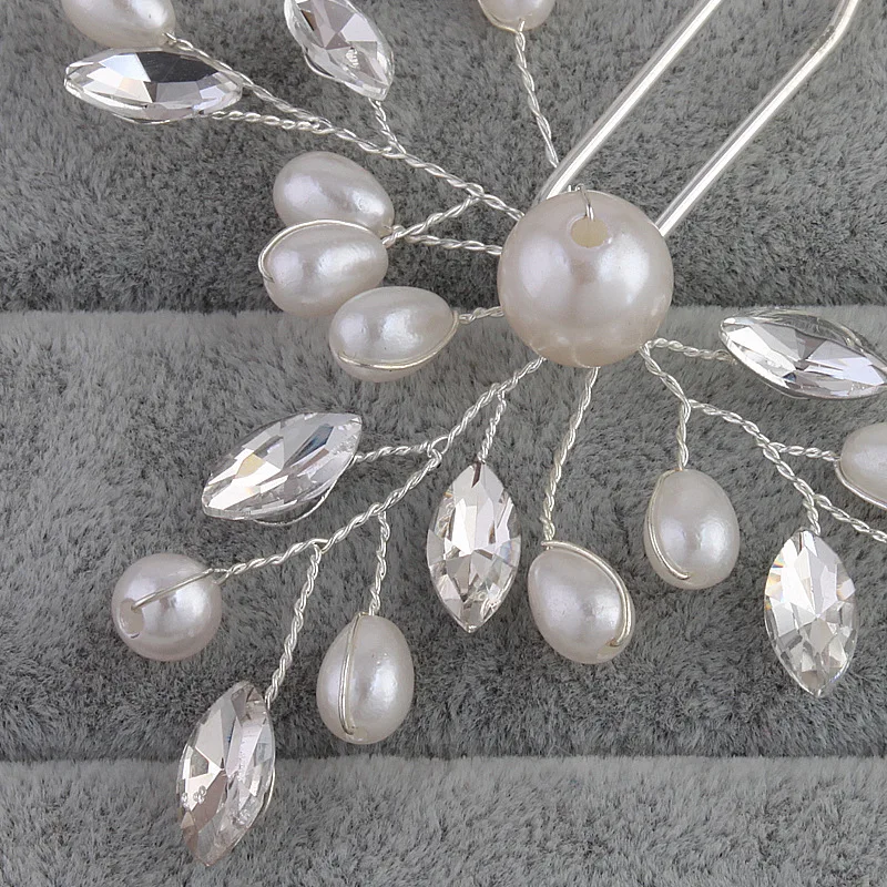 SLBRIDAL Handmade Classic Vintage Pearls Rhinestones Crystals Flower Leaf Wedding Hair Pin Bridal Hair Stickers Hair Accessories
SLBRIDAL Handmade Classic Vintage Pearls Rhinestones Crystals Flower Leaf Wedding Hair Pin Bridal Hair Stickers Hair Accessories