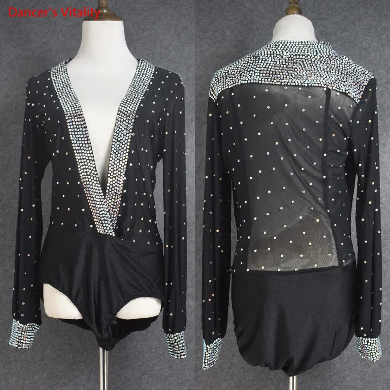 Latin Dance Dress Top Shoulder Long Sleeves Style Salsa Tango Rumba Flamengo Latin Dance Competition Costumes Customizable Color
Latin Dance Dress Top Shoulder Long Sleeves Style Salsa Tango Rumba Flamengo Latin Dance Competition Costumes Customizable Color
