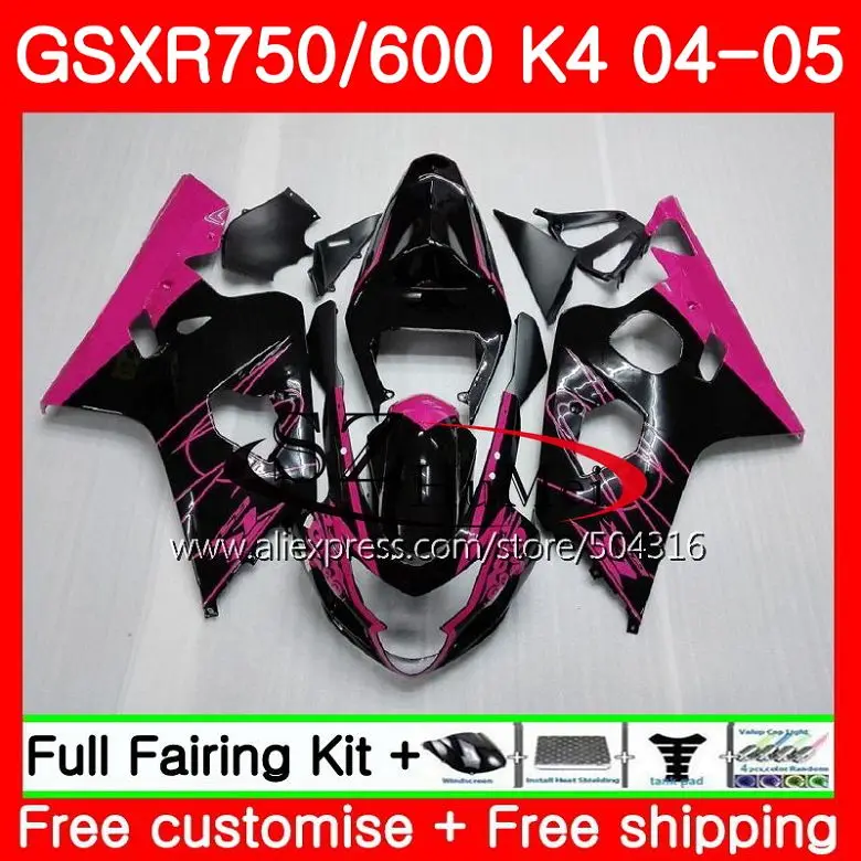 Bodys For SUZUKI Pink sale GSXR 600 R600 GSXR 750 04 05 K4 GSX-R750 30SH4 GSX-R600 GSXR750 04 05 GSXR600 2004 2005 Fairings
Bodys For SUZUKI Pink sale GSXR 600 R600 GSXR 750 04 05 K4 GSX-R750 30SH4 GSX-R600 GSXR750 04 05 GSXR600 2004 2005 Fairings