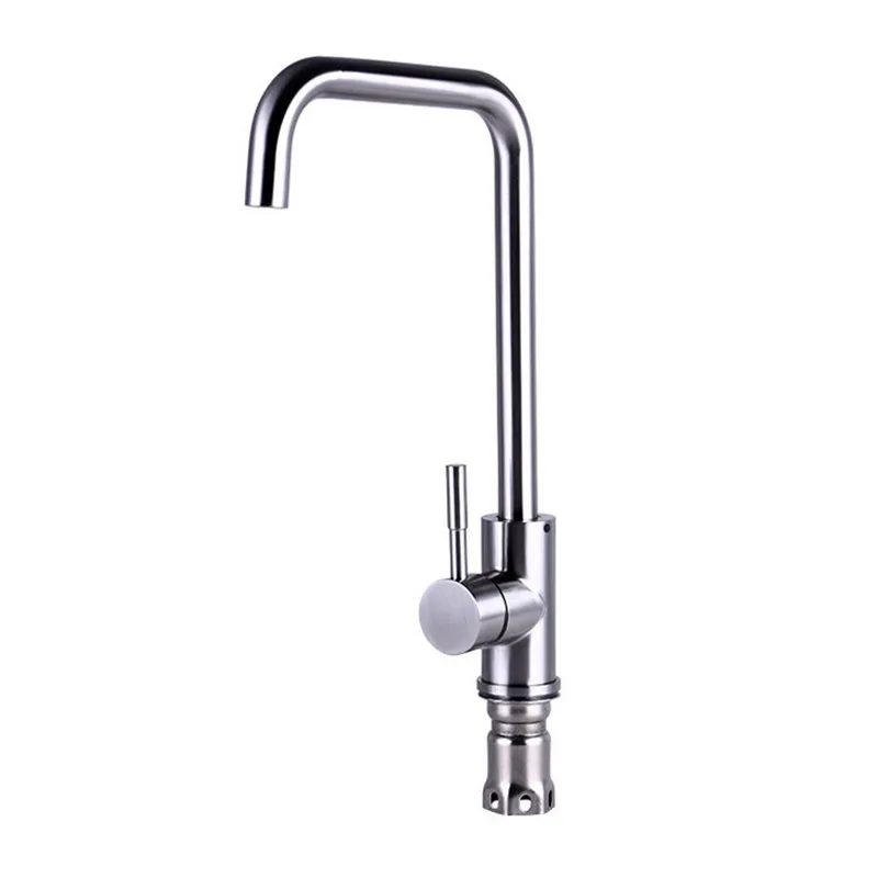 Free shipping Single handle 304 stainless steel kitchen faucet with brushed kitchen sink faucet and deck mounted kitchen faucets
Free shipping Single handle 304 stainless steel kitchen faucet with brushed kitchen sink faucet and deck mounted kitchen faucets