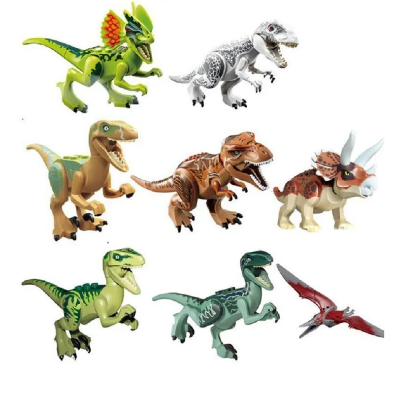 1 шт. Продажа динозавров парка Юрского периода Pterosauria Triceratops Indomirus T-Rex мир фигурки кирпичи игрушки строительные блоки
1 шт. Продажа динозавров парка Юрского периода Pterosauria Triceratops Indomirus T-Rex мир фигурки кирпичи игрушки строительные блоки