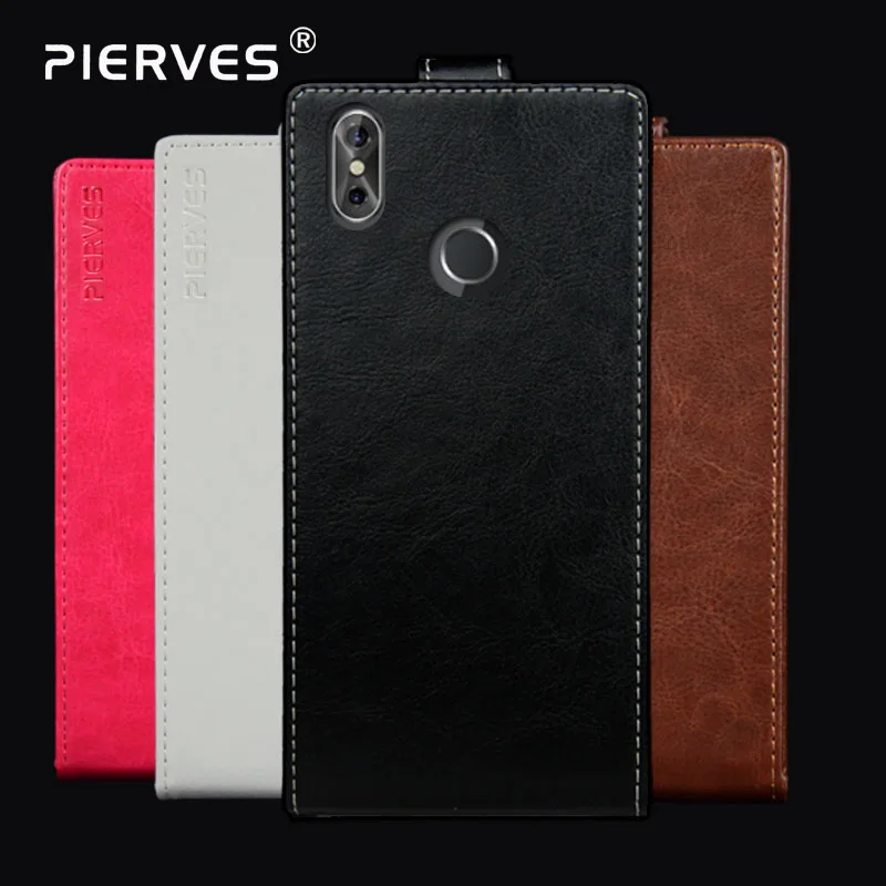 Роскошный флип чехол из искусственной кожи с отделением для карт Pierves Cubot H3 P20 Nova J3