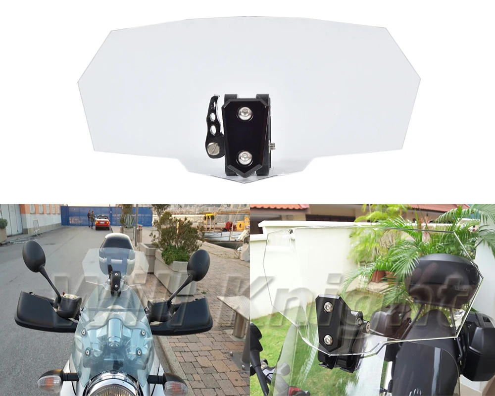 Airflow Adjustable Transpartent Windscreen Black Bolt-On Variable Spoiler Blade For Honda Yamaha Suzuki Kawasaki BMW Aprilia
Airflow Adjustable Transpartent Windscreen Black Bolt-On Variable Spoiler Blade For Honda Yamaha Suzuki Kawasaki BMW Aprilia