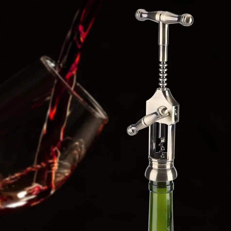 Portable Retro Red Wine Bottle Opener Corkscrew Cork Puller Bar Tools Accessories
Portable Retro Red Wine Bottle Opener Corkscrew Cork Puller Bar Tools Accessories