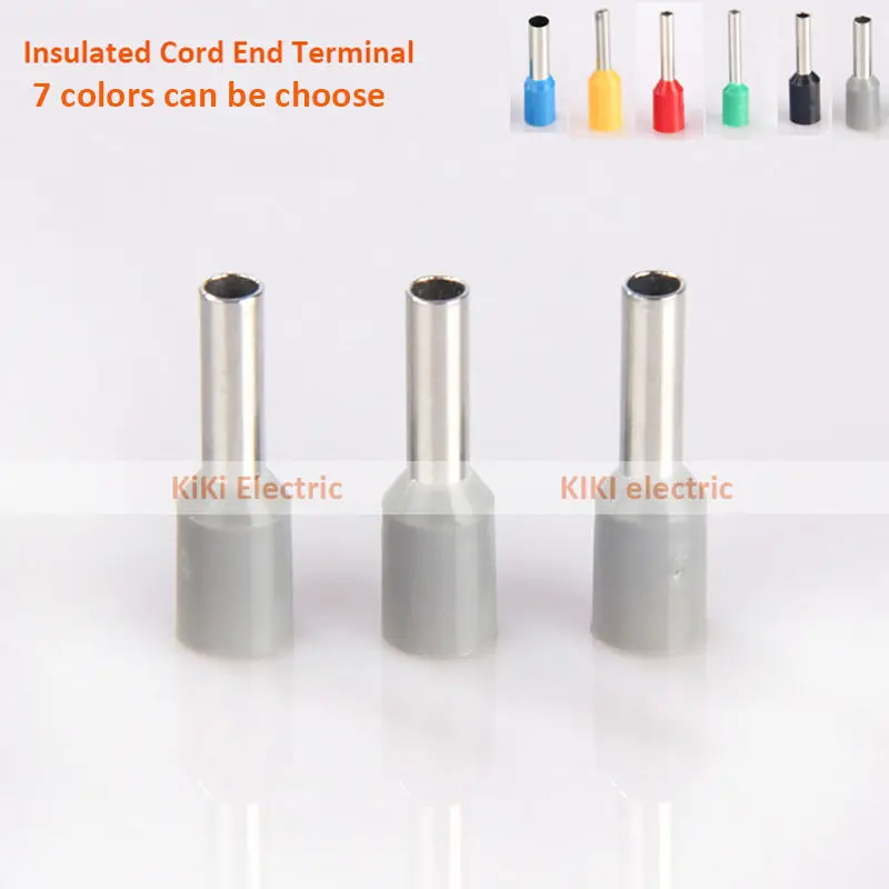 Gray Blue Tube Pre-insulating Terminal Ends #14A.W.G. 2.5mm2 Wire copper crimp terminals GT-JT type 18mm pin connector E2518
Gray Blue Tube Pre-insulating Terminal Ends #14A.W.G. 2.5mm2 Wire copper crimp terminals GT-JT type 18mm pin connector E2518