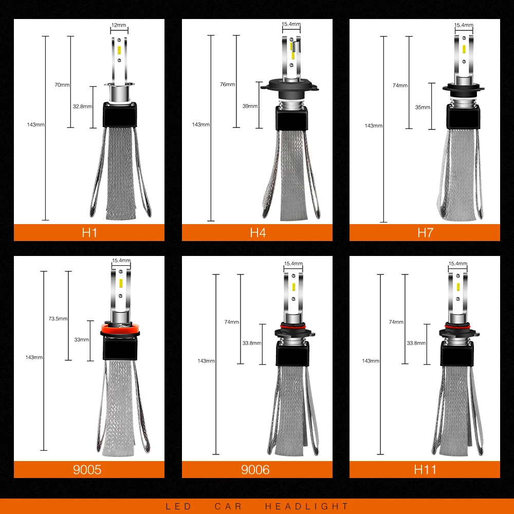 LSlight LED H4 H7 Bulb H11 H1 HB2 H8 H9 HB3 HB4 9005 9006 LED Car Headlight Phare Ampoule Lamp 110W 12V/24V 6000k 9600lm Auto
LSlight LED H4 H7 Bulb H11 H1 HB2 H8 H9 HB3 HB4 9005 9006 LED Car Headlight Phare Ampoule Lamp 110W 12V/24V 6000k 9600lm Auto