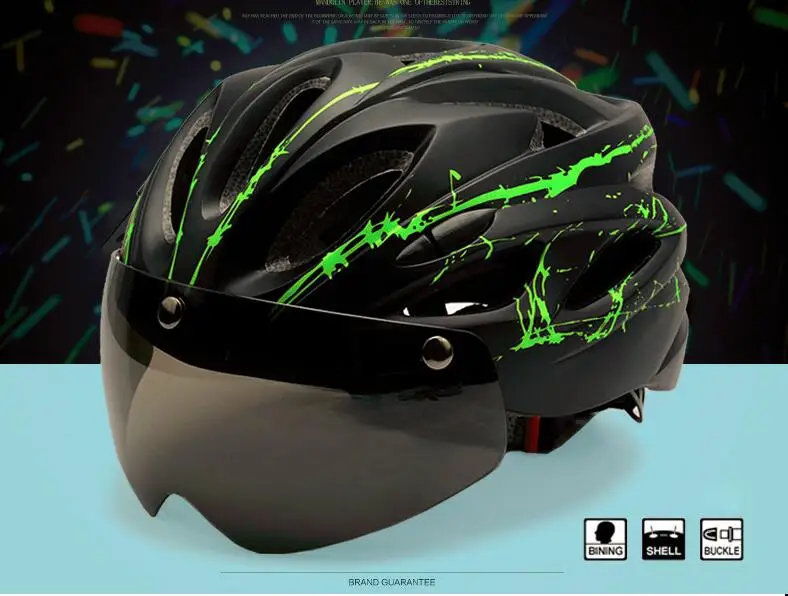 Bicycle Cycling Magnetic Goggles Helmet Mountain Bike Integrated Safety Helmet Outdoor Cycling Equipment
Bicycle Cycling Magnetic Goggles Helmet Mountain Bike Integrated Safety Helmet Outdoor Cycling Equipment