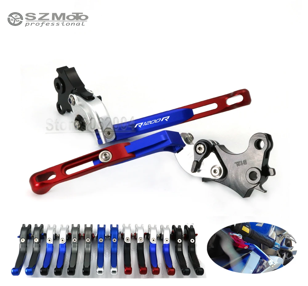 For BMW R1200R R1200 R 2015-2016 Aluminum Motorcycle Accessories Folding Extendable Adjustable Brakes Clutch Levers With LOGO
For BMW R1200R R1200 R 2015-2016 Aluminum Motorcycle Accessories Folding Extendable Adjustable Brakes Clutch Levers With LOGO