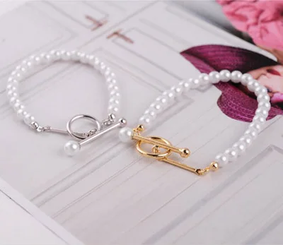 Trendy han edition celebrity with artificial imitation pearl bracelet freshwater pearl white color, gift for women
Trendy han edition celebrity with artificial imitation pearl bracelet freshwater pearl white color, gift for women