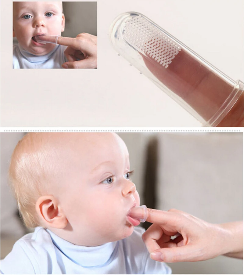 2Pcs Soft Safe Baby Kids Toothbrush Brand New Silicone Finger Toothbrush Gum Brush For Clear Massage
2Pcs Soft Safe Baby Kids Toothbrush Brand New Silicone Finger Toothbrush Gum Brush For Clear Massage