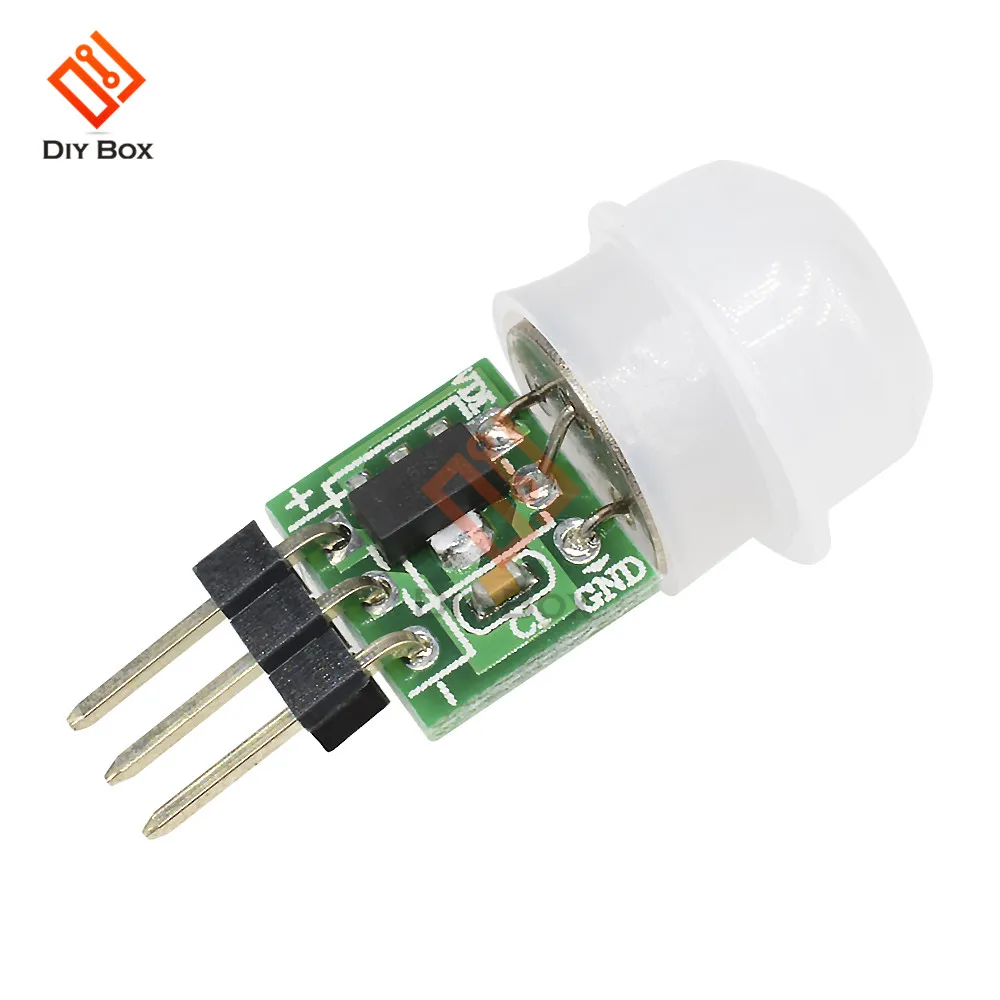 

DC 5V 12V Mini PIR Motion Sensor Switch Module IR Infrared Human Induction Sensor Detector Controller Switch for LED Light AM312