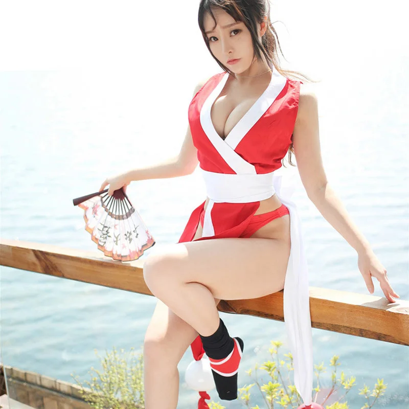 2020 женские купальники Mai Shiranui, плетеная повязка Sukumizu Biquini, японский косплей, аниме, цельные сексуальные костюмы, искусственная кожа
2020 женские купальники Mai Shiranui, плетеная повязка Sukumizu Biquini, японский косплей, аниме, цельные сексуальные костюмы, искусственная кожа