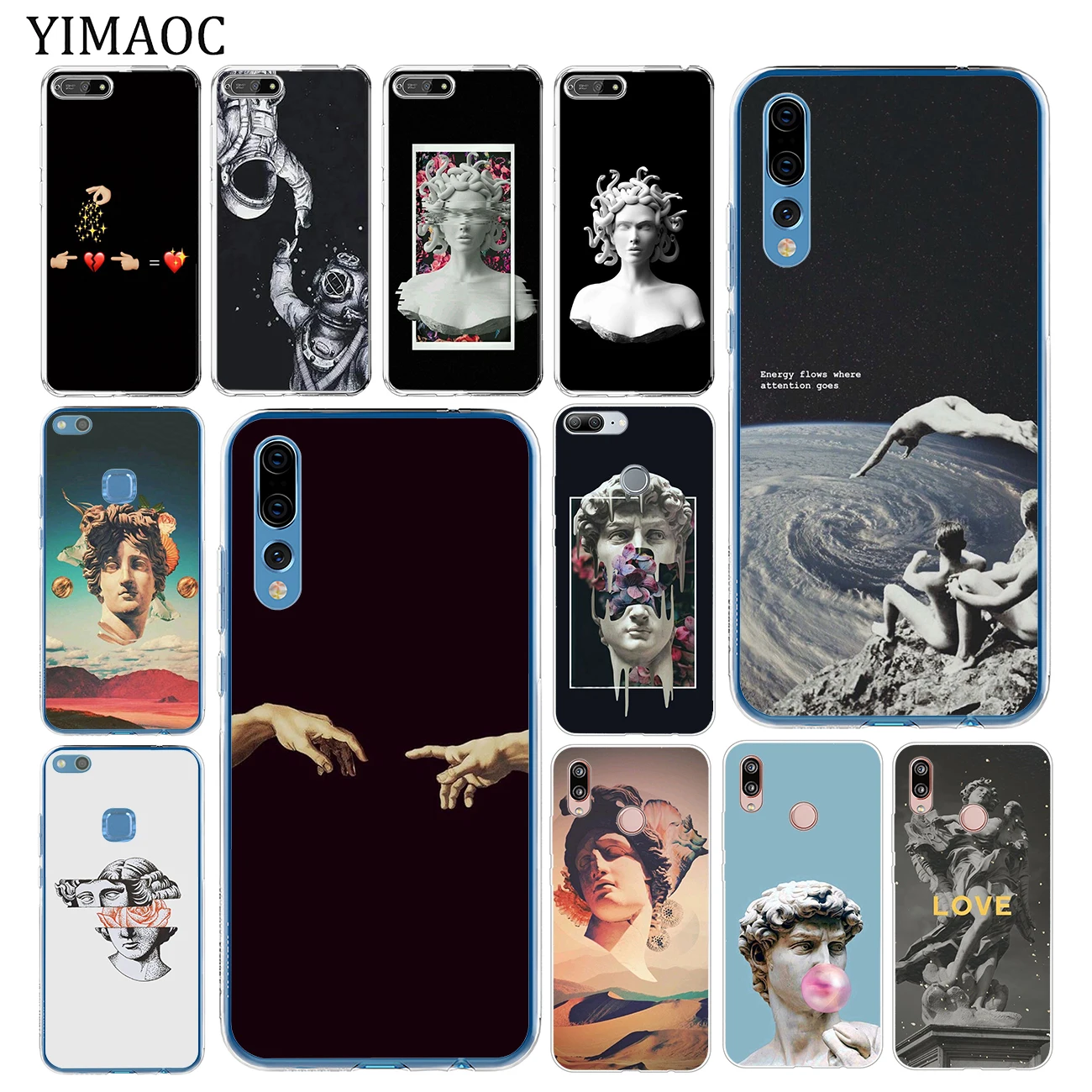 Определенно не love story estatuas griegas мягкий чехол для телефона Huawei Mate 30 20 Pro 10 Lite Nova 5I 4 3i 3