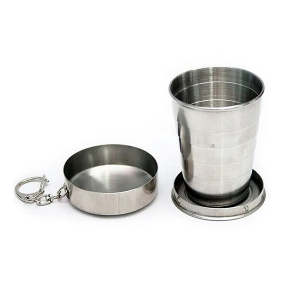 75ML Stainless Steel Folding Cup Travel Tool Kit Survival EDC Gear Outdoor Sports Mug Portable for Camping Hiking Lighter
75ML Stainless Steel Folding Cup Travel Tool Kit Survival EDC Gear Outdoor Sports Mug Portable for Camping Hiking Lighter
