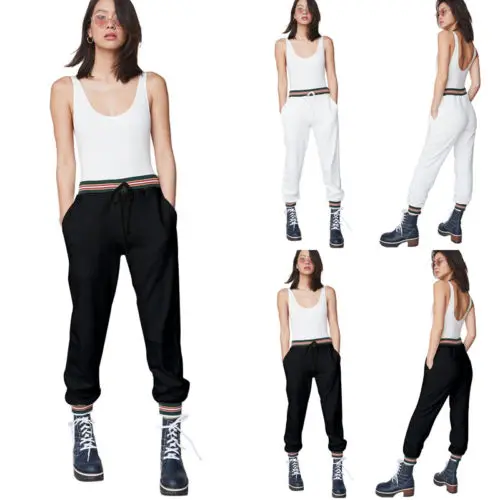 Fashion Women High Waisted Harem Pants Elastic Waist Casual Loose Striped Trousers
Fashion Women High Waisted Harem Pants Elastic Waist Casual Loose Striped Trousers