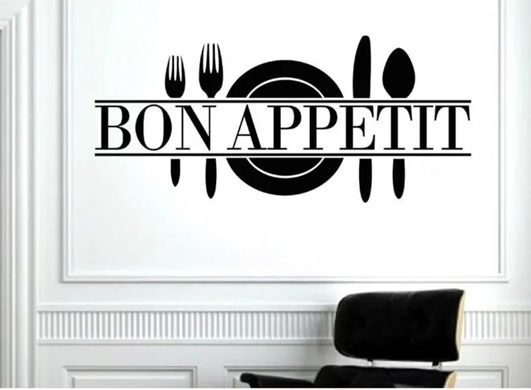 free shipping 2014 hot Modern&romantic"bon appetit" ZYVA-8344 French Kitchen Restaurant vinyl stickers wall art stickers
free shipping 2014 hot Modern&romantic"bon appetit" ZYVA-8344 French Kitchen Restaurant vinyl stickers wall art stickers