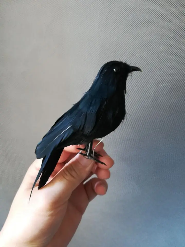 Настоящая игрушка, черные перья, ворона, птица, модель около 12 см, ворона, искусственная кожа, реквизит для вечеринки, игрушка, подарок h1015
Настоящая игрушка, черные перья, ворона, птица, модель около 12 см, ворона, искусственная кожа, реквизит для вечеринки, игрушка, подарок h1015