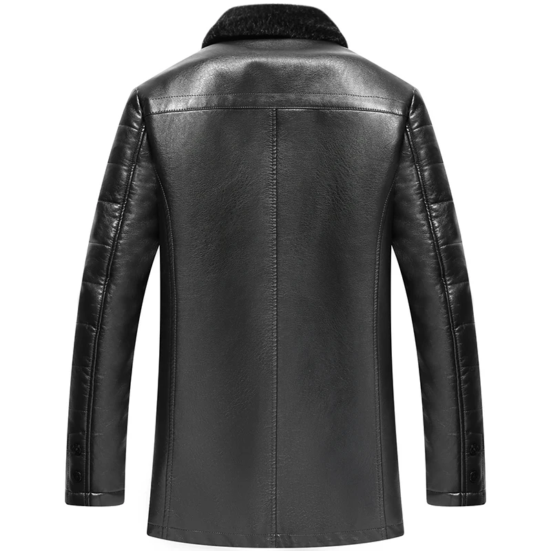 7XL Leather Jacket 2019 Winter Warm Buttons Men's Thicken Fleece Coat Male Faux Leather Coat Brown Black 4XL 5XL 6XL 8833
7XL Leather Jacket 2019 Winter Warm Buttons Men's Thicken Fleece Coat Male Faux Leather Coat Brown Black 4XL 5XL 6XL 8833