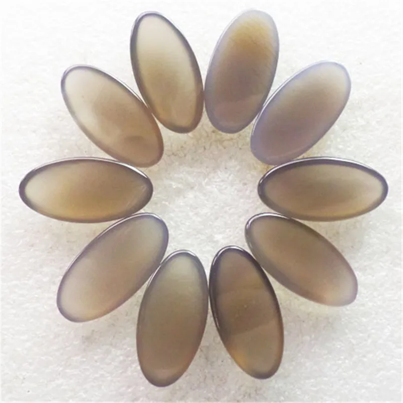 (10 Pieces/lot) Wholesale Natural Grey Agates Oval CAB Cabochon 30x15x7mm Free Shipping Fashion Jewelry D509
(10 Pieces/lot) Wholesale Natural Grey Agates Oval CAB Cabochon 30x15x7mm Free Shipping Fashion Jewelry D509