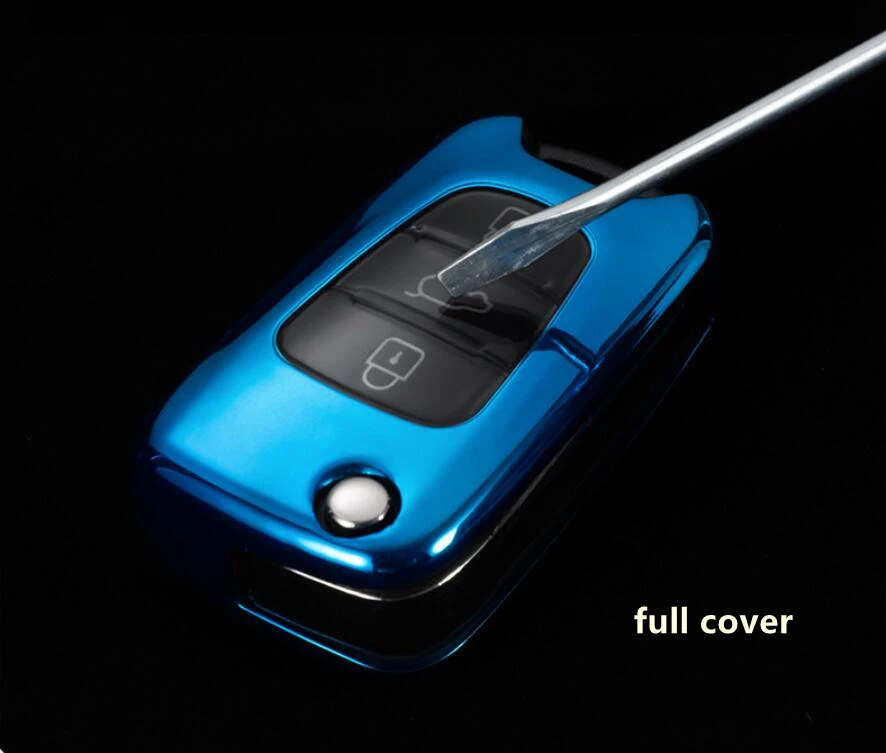 Soft TPU Car Key Cover Case Shell For Hyundai I30 IX35 Accent Verna For Kia K2 K5 RIO Forte Sportage Soul Flip Key Protection
Soft TPU Car Key Cover Case Shell For Hyundai I30 IX35 Accent Verna For Kia K2 K5 RIO Forte Sportage Soul Flip Key Protection