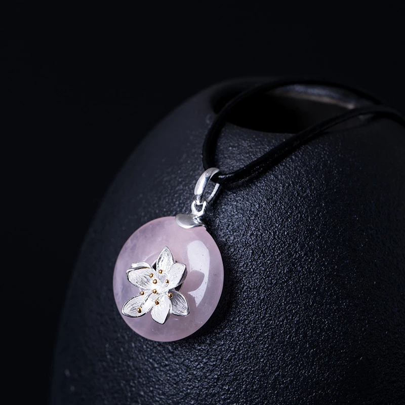 Женское Ожерелье из стерлингового серебра LARGERLOF ожерелье нефрита с натуральным