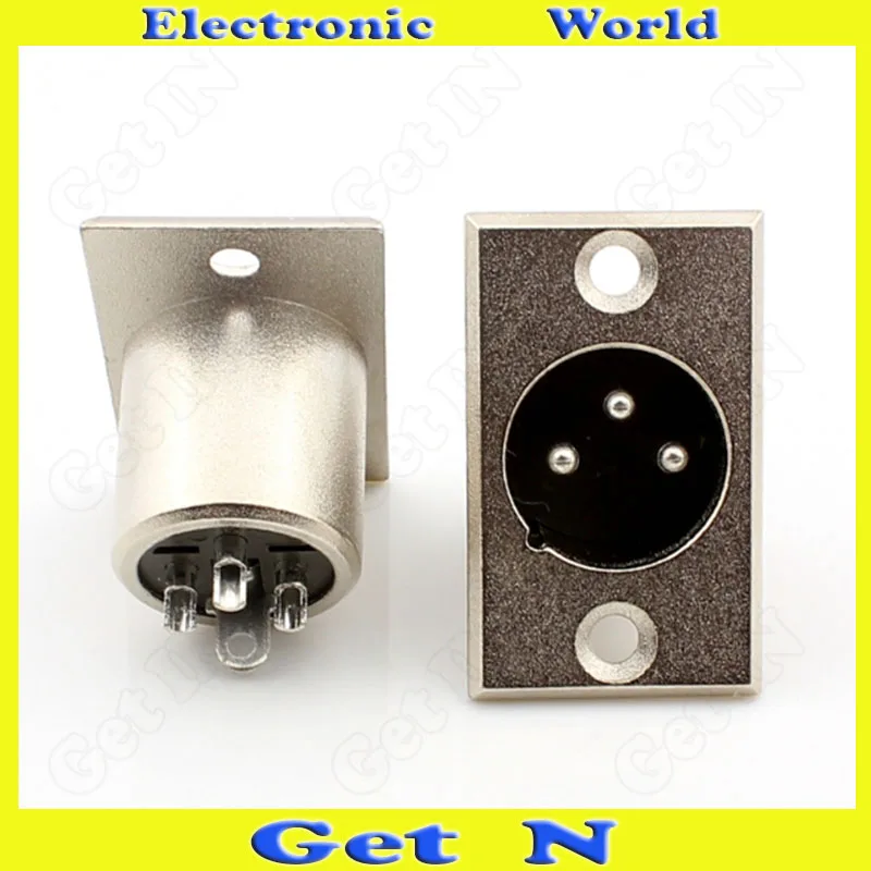 30pcs J3F Rectangle 3-Pole Cannon XLR Socket Jack 3-Pole Rectangle Male Cannon Socket
30pcs J3F Rectangle 3-Pole Cannon XLR Socket Jack 3-Pole Rectangle Male Cannon Socket