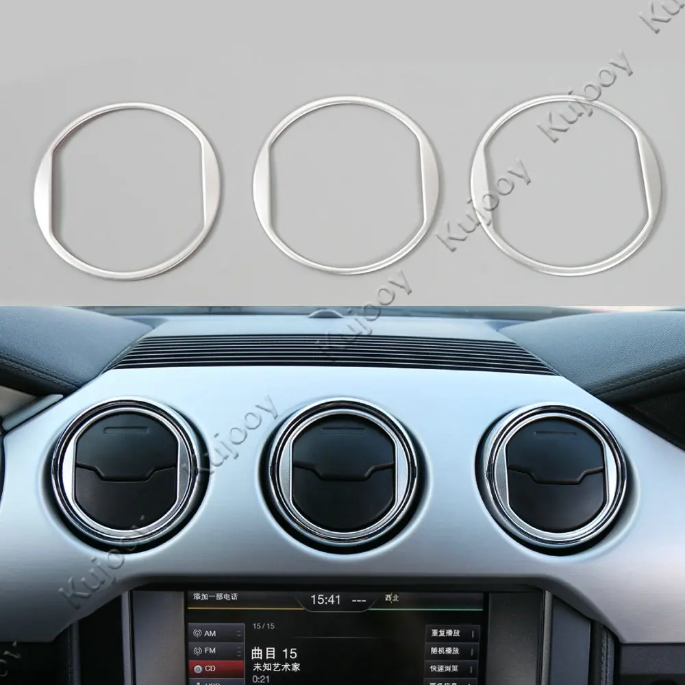 Red/ Silver/ Blue Aluminium Car Dashboard Air Outlet Vent Cover Ring Trim Frame Sticker For Ford Mustang 2015 2016 Car Styling
Red/ Silver/ Blue Aluminium Car Dashboard Air Outlet Vent Cover Ring Trim Frame Sticker For Ford Mustang 2015 2016 Car Styling