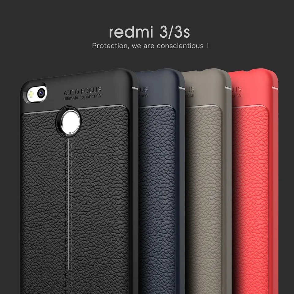 Чехол для Xiaomi RedMi 3 чехол противоударный Xiomi Redmi s Роскошный мягкий силиконовый