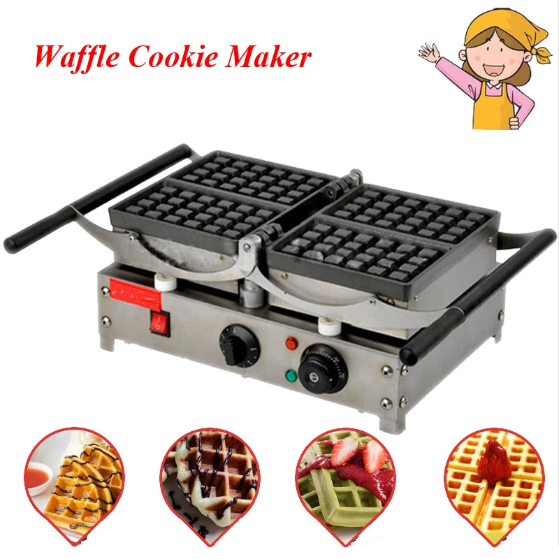 Popular Waffle Cookie Maker Cool Touch Exterior Cake Making Machine with Grilling Press Plates for Restaurant FY-2201
Popular Waffle Cookie Maker Cool Touch Exterior Cake Making Machine with Grilling Press Plates for Restaurant FY-2201