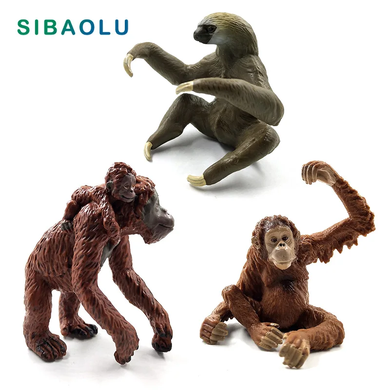 Sloth Orangutan Chimpanzee gorilla gibbon Monkey Animal model figurine home decor miniature fairy garden decoration accessories
Sloth Orangutan Chimpanzee gorilla gibbon Monkey Animal model figurine home decor miniature fairy garden decoration accessories