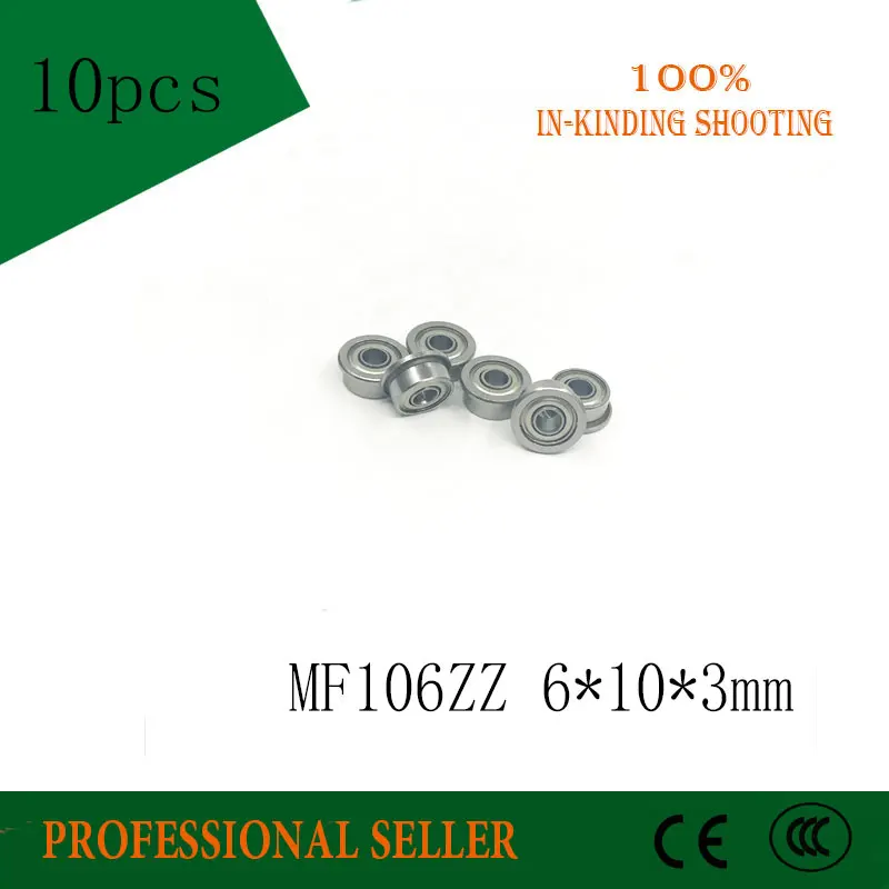 10 шт. MF106 MF106ZZ MF106Z 6x10x3 мм фланцевый подшипник, миниатюрный шарикоподшипник с глубоким желобом, экранированные шарикоподшипники
10 шт. MF106 MF106ZZ MF106Z 6x10x3 мм фланцевый подшипник, миниатюрный шарикоподшипник с глубоким желобом, экранированные шарикоподшипники