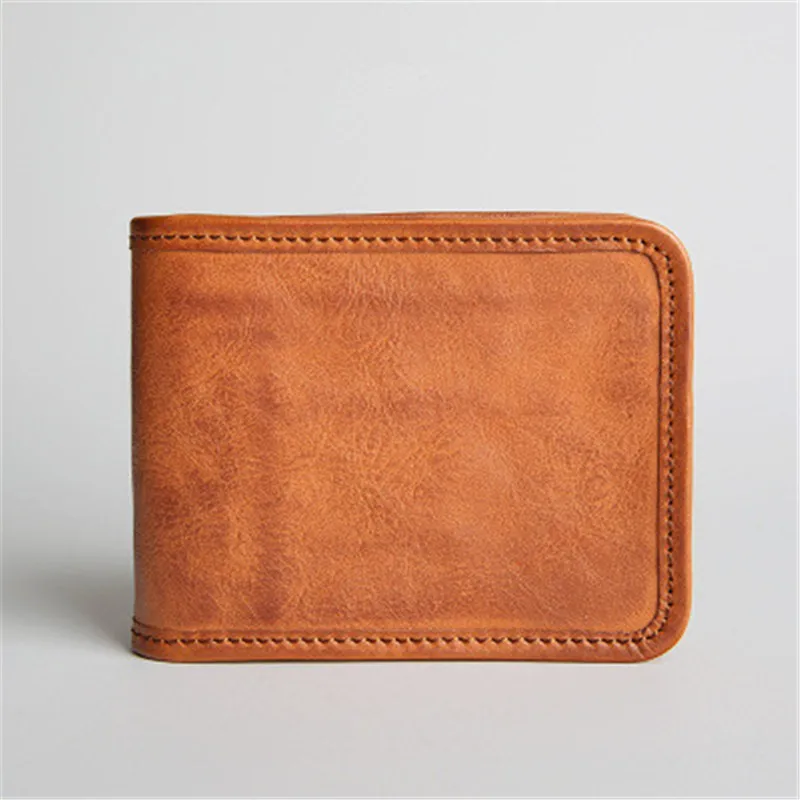 ALAVCHNV Original Retro Men's First Layer Of Vegetable Tanned Leather Short Wallet Leather Cross Section Zipper Wallet 662
ALAVCHNV Original Retro Men's First Layer Of Vegetable Tanned Leather Short Wallet Leather Cross Section Zipper Wallet 662